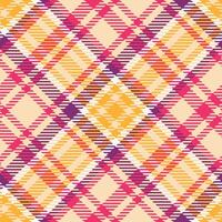 Plaid Muster nahtlos. abstrakt prüfen Plaid Muster zum Hemd Druck, Kleidung, Kleider, Tischdecken, Decken, Bettwäsche, Papier, Steppdecke, Stoff und andere Textil- Produkte. vektor