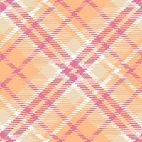 Plaid Muster nahtlos. klassisch Plaid Tartan zum Schal, Kleid, Rock, andere modern Frühling Herbst Winter Mode Textil- Design. vektor