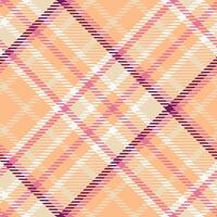 Plaid Muster nahtlos. klassisch Plaid Tartan nahtlos Tartan Illustration einstellen zum Schal, Decke, andere modern Frühling Sommer- Herbst Winter Urlaub Stoff drucken. vektor