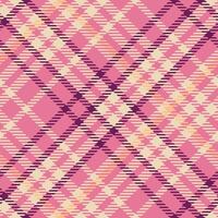 Plaid Muster nahtlos. klassisch Plaid Tartan Vorlage zum Design Ornament. nahtlos Stoff Textur. vektor