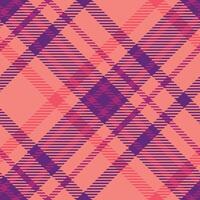 Plaid Muster nahtlos. traditionell schottisch kariert Hintergrund. Vorlage zum Design Ornament. nahtlos Stoff Textur. vektor