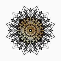 luxuriöses dekoratives indisches Mandala-Design vektor