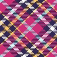 schottisch Tartan nahtlos Muster. klassisch schottisch Tartan Design. zum Schal, Kleid, Rock, andere modern Frühling Herbst Winter Mode Textil- Design. vektor