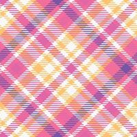 Tartan Plaid nahtlos Muster. Plaid Muster nahtlos. zum Schal, Kleid, Rock, andere modern Frühling Herbst Winter Mode Textil- Design. vektor