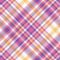 Tartan Plaid nahtlos Muster. Plaid Muster nahtlos. Flanell Hemd Tartan Muster. modisch Fliesen zum Tapeten. vektor