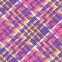 Tartan Plaid nahtlos Muster. Plaid Muster nahtlos. zum Schal, Kleid, Rock, andere modern Frühling Herbst Winter Mode Textil- Design. vektor