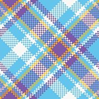 Tartan nahtlos Muster. abstrakt prüfen Plaid Muster nahtlos Tartan Illustration einstellen zum Schal, Decke, andere modern Frühling Sommer- Herbst Winter Urlaub Stoff drucken. vektor