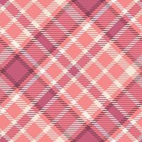 Tartan Plaid nahtlos Muster. Gingham Muster. traditionell schottisch gewebte Stoff. Holzfäller Hemd Flanell Textil. Muster Fliese Swatch inbegriffen. vektor