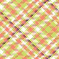 Tartan Plaid Muster nahtlos. Prüfer Muster. traditionell schottisch gewebte Stoff. Holzfäller Hemd Flanell Textil. Muster Fliese Swatch inbegriffen. vektor