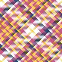 Tartan Plaid Muster nahtlos. traditionell schottisch kariert Hintergrund. traditionell schottisch gewebte Stoff. Holzfäller Hemd Flanell Textil. Muster Fliese Swatch inbegriffen. vektor