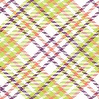 Tartan Plaid Muster nahtlos. Schachbrett Muster. Flanell Hemd Tartan Muster. modisch Fliesen Illustration zum Tapeten. vektor