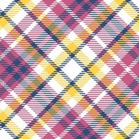 Tartan Plaid Muster nahtlos. schottisch Plaid, zum Schal, Kleid, Rock, andere modern Frühling Herbst Winter Mode Textil- Design. vektor