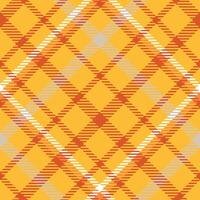 tartan sömlös mönster. gingham mönster traditionell skott vävd tyg. skogsarbetare skjorta flanell textil. mönster bricka swatch ingår. vektor