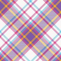 tartan sömlös mönster. abstrakt kolla upp pläd mönster flanell skjorta tartan mönster. trendig plattor för bakgrundsbilder. vektor