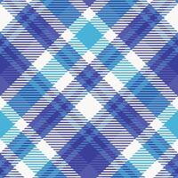 kariert Muster nahtlos. schottisch Tartan Muster nahtlos Tartan Illustration einstellen zum Schal, Decke, andere modern Frühling Sommer- Herbst Winter Urlaub Stoff drucken. vektor