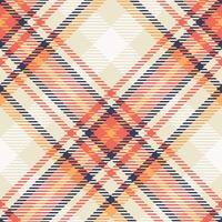 Plaid Muster nahtlos. Tartan nahtlos Muster Vorlage zum Design Ornament. nahtlos Stoff Textur. vektor