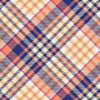 Plaid Muster nahtlos. schottisch Plaid, Flanell Hemd Tartan Muster. modisch Fliesen zum Tapeten. vektor