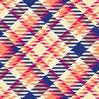 Plaid Muster nahtlos. klassisch schottisch Tartan Design. Vorlage zum Design Ornament. nahtlos Stoff Textur. vektor