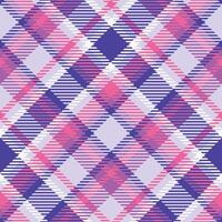 Plaid Muster nahtlos. Gingham Muster traditionell schottisch gewebte Stoff. Holzfäller Hemd Flanell Textil. Muster Fliese Swatch inbegriffen. vektor