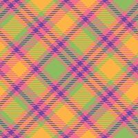 Plaid Muster nahtlos. Gingham Muster traditionell schottisch gewebte Stoff. Holzfäller Hemd Flanell Textil. Muster Fliese Swatch inbegriffen. vektor