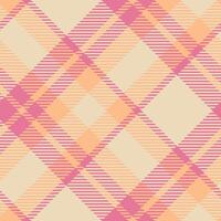 Plaid Muster nahtlos. Tartan Plaid nahtlos Muster. Vorlage zum Design Ornament. nahtlos Stoff Textur. vektor