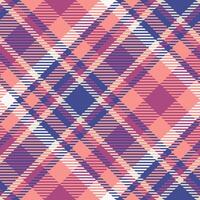 schottisch Tartan nahtlos Muster. Schachbrett Muster traditionell schottisch gewebte Stoff. Holzfäller Hemd Flanell Textil. Muster Fliese Swatch inbegriffen. vektor