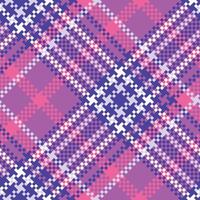 Plaid Muster nahtlos. klassisch Plaid Tartan Vorlage zum Design Ornament. nahtlos Stoff Textur. vektor