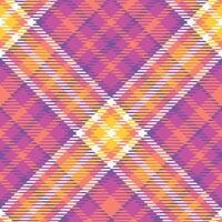 Tartan Plaid nahtlos Muster. klassisch Plaid Schottenstoff. Vorlage zum Design Ornament. nahtlos Stoff Textur. vektor