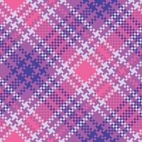 Plaid Muster nahtlos. klassisch Plaid Tartan nahtlos Tartan Illustration einstellen zum Schal, Decke, andere modern Frühling Sommer- Herbst Winter Urlaub Stoff drucken. vektor