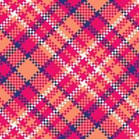 Plaid Muster nahtlos. Tartan Plaid nahtlos Muster. traditionell schottisch gewebte Stoff. Holzfäller Hemd Flanell Textil. Muster Fliese Swatch inbegriffen. vektor