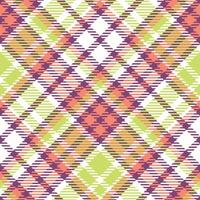 Tartan Plaid Muster nahtlos. Schachbrett Muster. traditionell schottisch gewebte Stoff. Holzfäller Hemd Flanell Textil. Muster Fliese Swatch inbegriffen. vektor