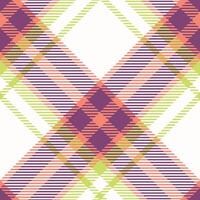 Tartan Plaid Muster nahtlos. Plaid Muster nahtlos. Vorlage zum Design Ornament. nahtlos Stoff Textur. Illustration vektor