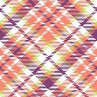 Tartan Plaid Muster nahtlos. Prüfer Muster. Flanell Hemd Tartan Muster. modisch Fliesen Illustration zum Tapeten. vektor