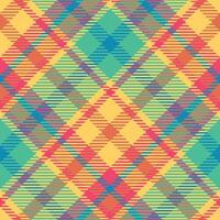 schottisch Tartan Plaid nahtlos Muster, klassisch Plaid Schottenstoff. Vorlage zum Design Ornament. nahtlos Stoff Textur. Illustration vektor