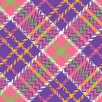 Plaid Muster nahtlos. klassisch Plaid Tartan zum Hemd Druck, Kleidung, Kleider, Tischdecken, Decken, Bettwäsche, Papier, Steppdecke, Stoff und andere Textil- Produkte. vektor