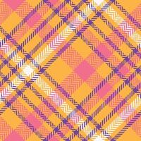 Plaid Muster nahtlos. schottisch Tartan Muster nahtlos Tartan Illustration einstellen zum Schal, Decke, andere modern Frühling Sommer- Herbst Winter Urlaub Stoff drucken. vektor