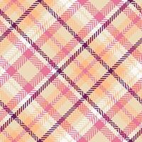 Plaid Muster nahtlos. schottisch Plaid, Vorlage zum Design Ornament. nahtlos Stoff Textur. vektor