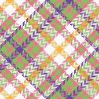 Plaid Muster nahtlos. schottisch Tartan Muster zum Schal, Kleid, Rock, andere modern Frühling Herbst Winter Mode Textil- Design. vektor