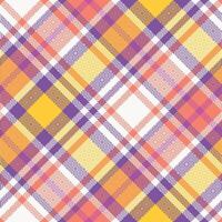 tartan pläd sömlös mönster. traditionell skott rutig bakgrund. traditionell skott vävd tyg. skogsarbetare skjorta flanell textil. mönster bricka swatch ingår. vektor