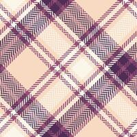 klassisch schottisch Tartan Design. Tartan Plaid nahtlos Muster. Vorlage zum Design Ornament. nahtlos Stoff Textur. vektor