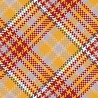 tartan mönster sömlös. abstrakt kolla upp pläd mönster för skjorta tryckning, kläder, klänningar, bordsdukar, filtar, strö, papper, täcke, tyg och Övrig textil- Produkter. vektor