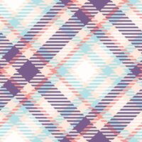 Tartan Plaid Muster nahtlos. kariert Muster nahtlos. Vorlage zum Design Ornament. nahtlos Stoff Textur. Illustration vektor