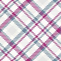 tartan pläd mönster sömlös. gingham mönster. sömlös tartan illustration uppsättning för scarf, filt, Övrig modern vår sommar höst vinter- Semester tyg skriva ut. vektor