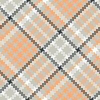 Tartan nahtlos Muster. Süss Schachbrett Muster Vorlage zum Design Ornament. nahtlos Stoff Textur. vektor