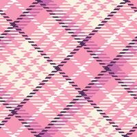 schottisch Tartan Plaid nahtlos Muster, Gingham Muster. Vorlage zum Design Ornament. nahtlos Stoff Textur. Illustration vektor