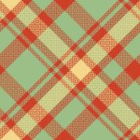 schottisch Tartan Plaid nahtlos Muster, Gingham Muster. Vorlage zum Design Ornament. nahtlos Stoff Textur. Illustration vektor