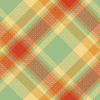 schottisch Tartan Plaid nahtlos Muster, Tartan nahtlos Muster. nahtlos Tartan Illustration einstellen zum Schal, Decke, andere modern Frühling Sommer- Herbst Winter Urlaub Stoff drucken. vektor