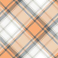 Tartan nahtlos Muster. Süss Pastell- Plaid Muster Vorlage zum Design Ornament. nahtlos Stoff Textur. vektor