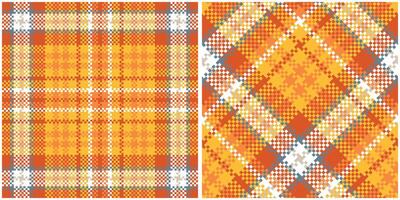 Tartan nahtlos Muster. Gingham Muster Vorlage zum Design Ornament. nahtlos Stoff Textur. vektor