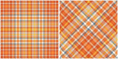 Tartan nahtlos Muster. Süss Pastell- Plaid Muster Flanell Hemd Tartan Muster. modisch Fliesen zum Tapeten. vektor